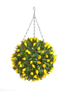 28cm Yellow Tulip Ball