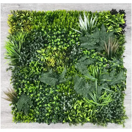 Living Wall 100x100 with purple flower - image 1